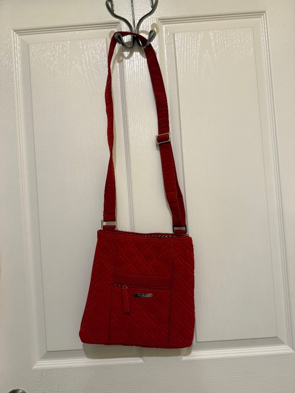 Vera Bradley Red Quilted Crossbody Bag